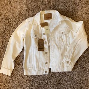 NWT Lucky Brand White Denim Jacket